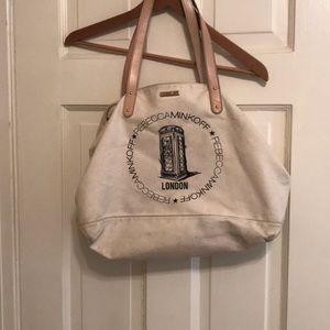 Rebecca Minkoff Canvas Tote ‘London’ Edition